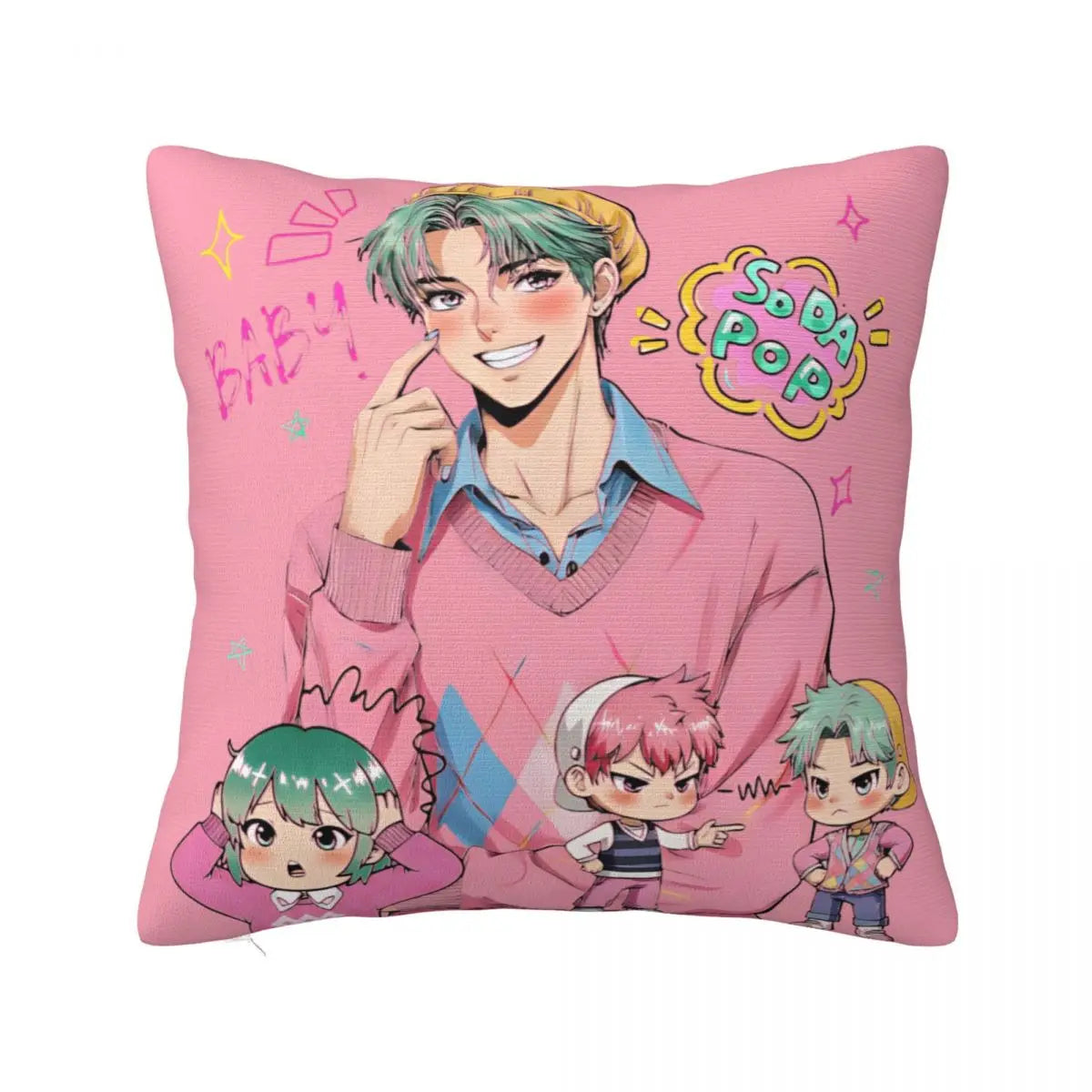 Recouvrement de coussin K-Pop Demon Hunters Huntrix