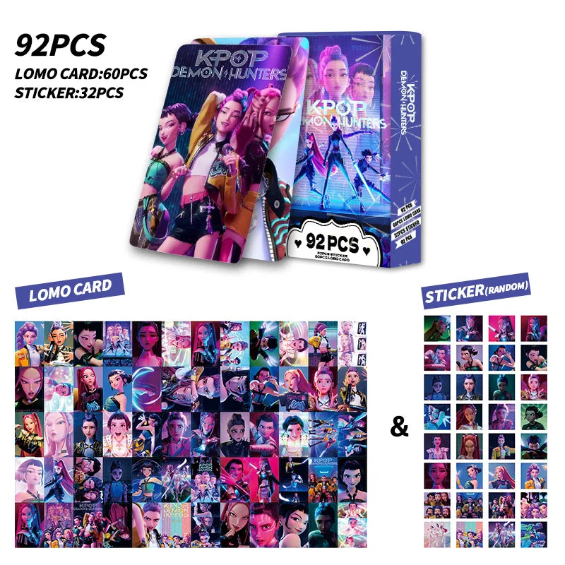 Cartes à collectionner, 96 PCS Huntrix, K-pop Demon Hunters Collection