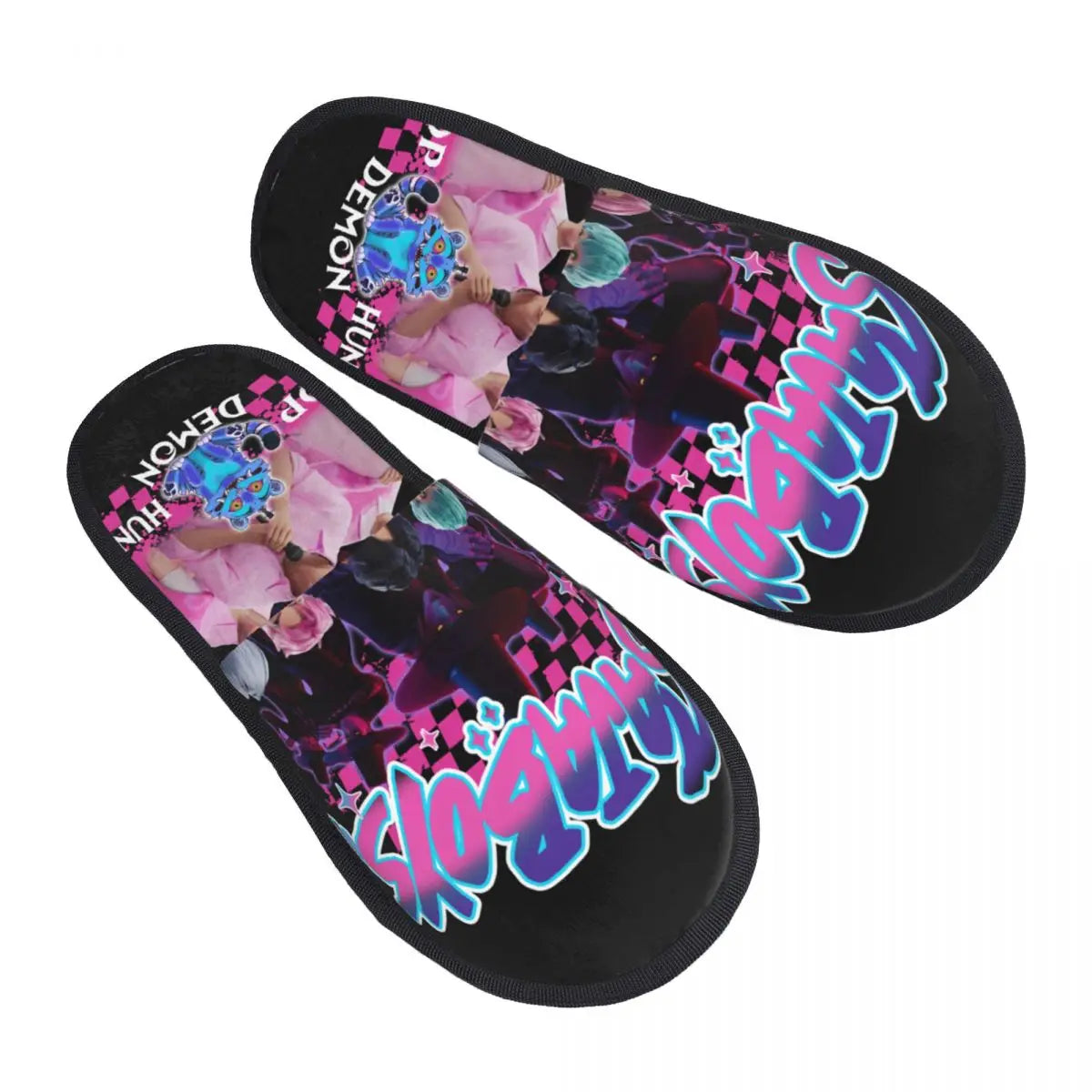 Kpop Demon Hunters Huntrix Flip Flop en mousse mémoire