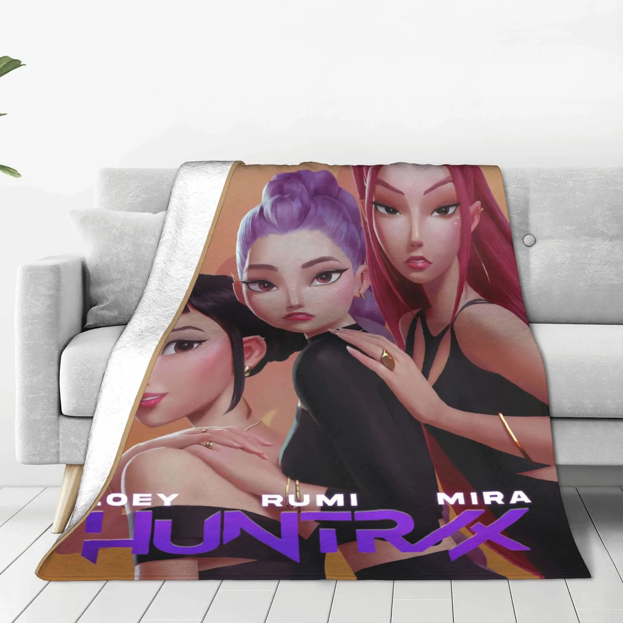 Couverture polaire K-Pop Demon Hunters Huntrix