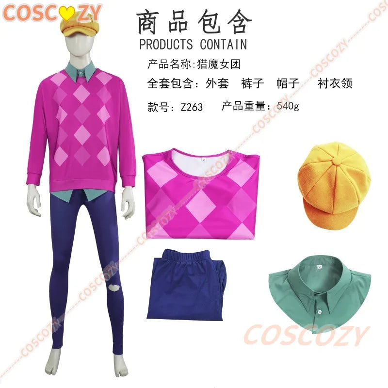 Saja Boys Baby Costume ensemble complet jaune et rose