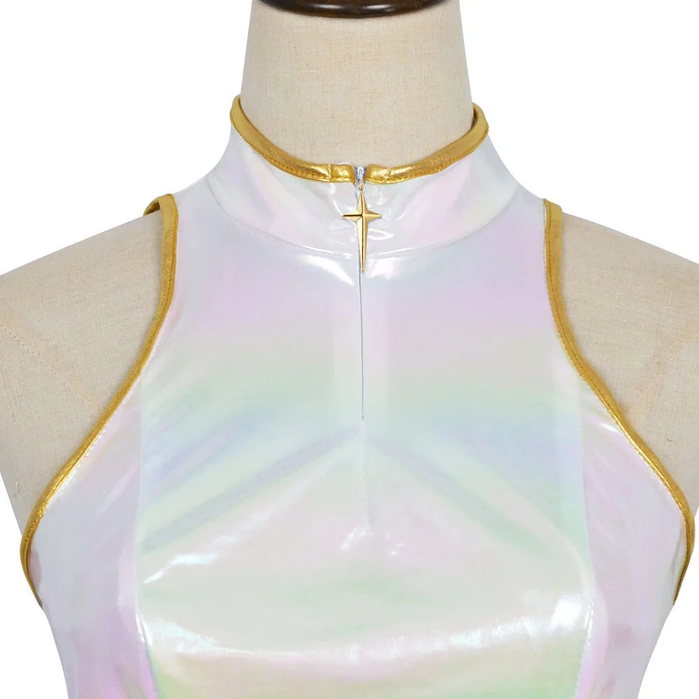 Costume de Rumi, Zoey et Mira en blanc K-Pop Demon Hunters