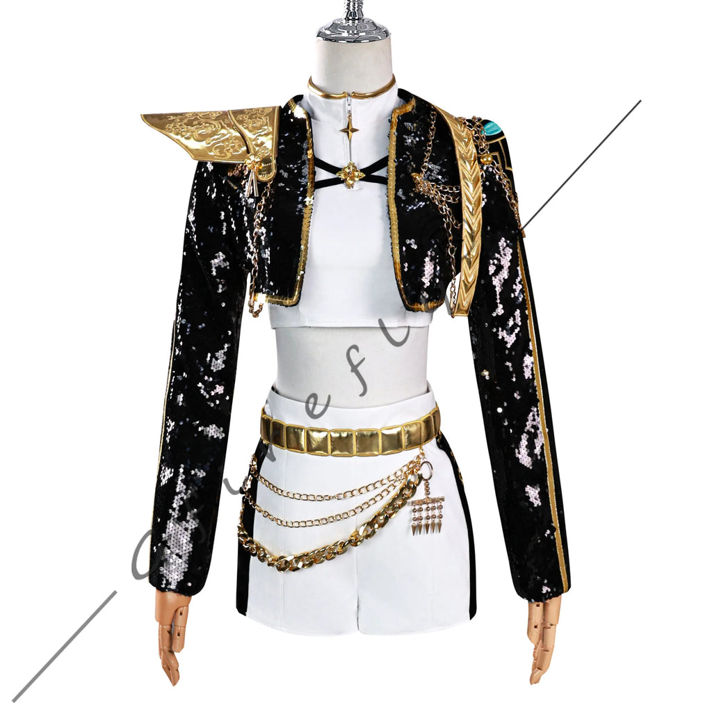 K-pop Demon Hunters Costume de performance Rumi, Mira et Zoey