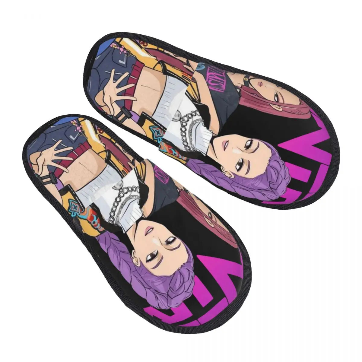 Kpop Demon Hunters Huntrix Flip Flop en mousse mémoire