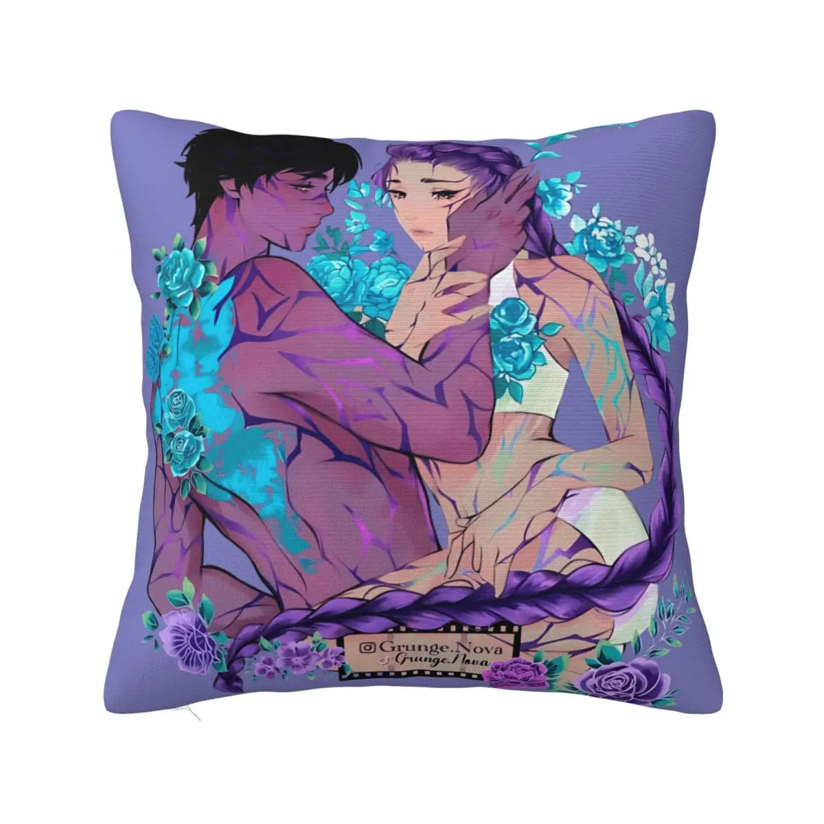 Recouvrement de coussin K-Pop Demon Hunters Huntrix