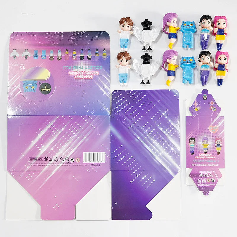 Figurines des Guerrière de K-Pop Demon Hunters, boite surprise