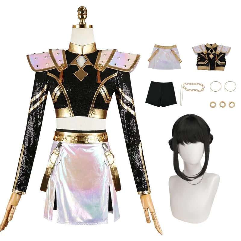 K-Pop Zoey Mira Rumi Costume, postiche et accessoires