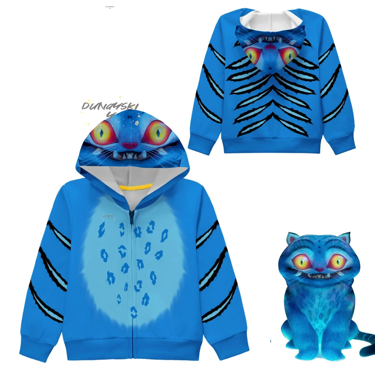 Costume à capuche du tigre Kpop Demon Hunters