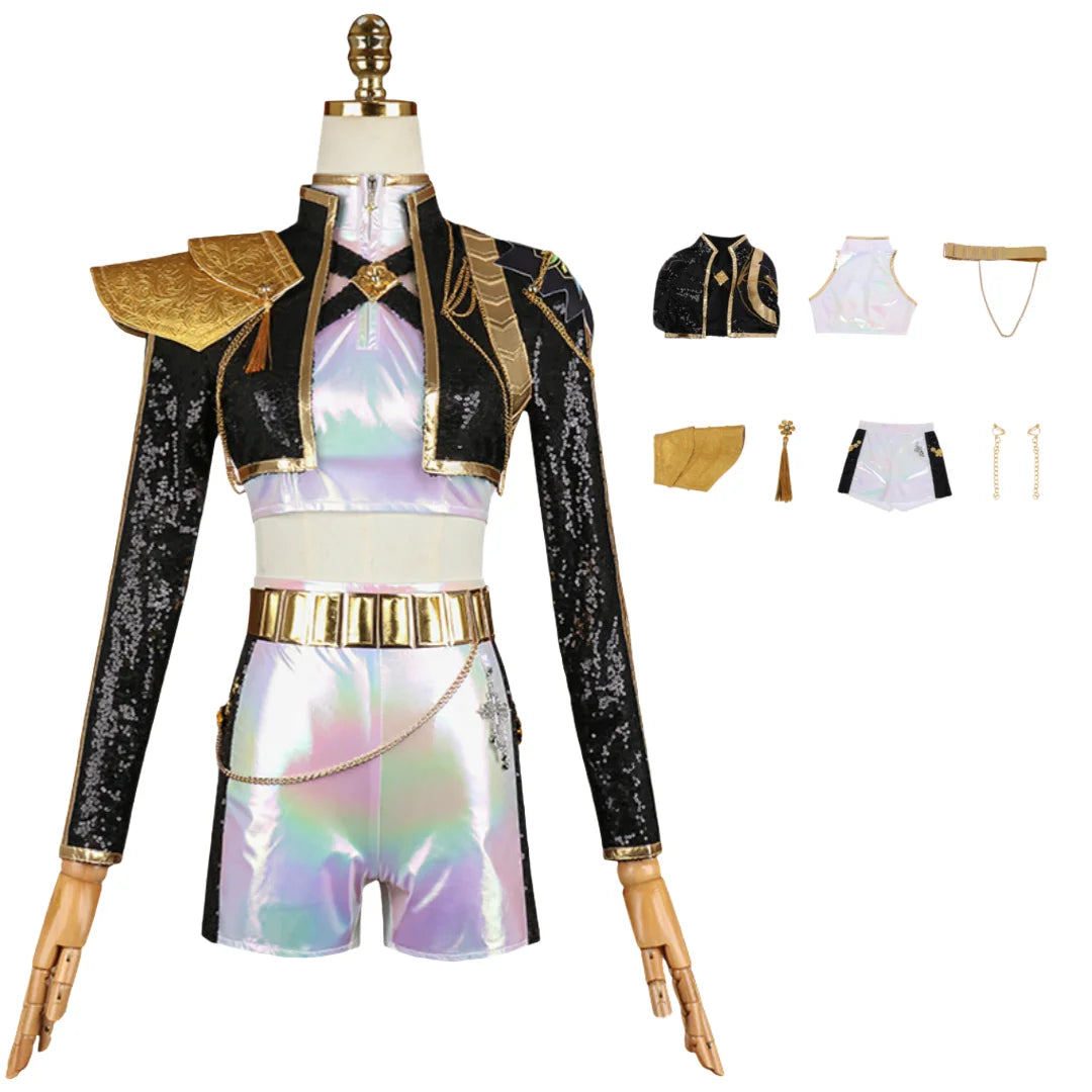 K-Pop Zoey Mira Rumi Costume, postiche et accessoires