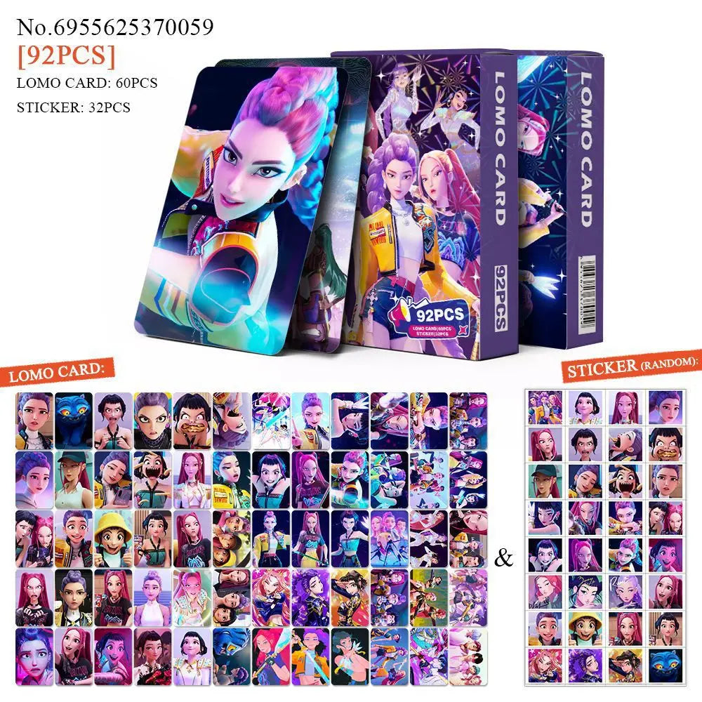 Cartes à collectionner, 96 PCS Huntrix, K-pop Demon Hunters Collection