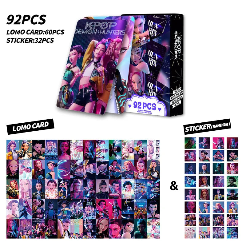 Cartes à collectionner, 96 PCS Huntrix, K-pop Demon Hunters Collection