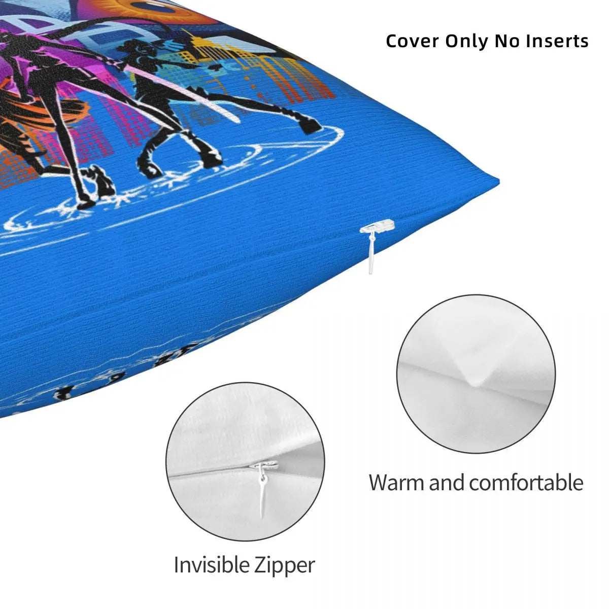 Recouvrement de coussin K-Pop Demon Hunters Huntrix
