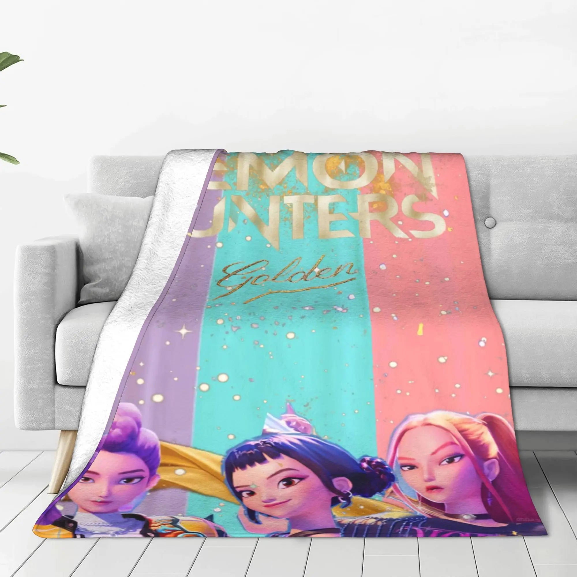 Couverture polaire K-Pop Demon Hunters Huntrix