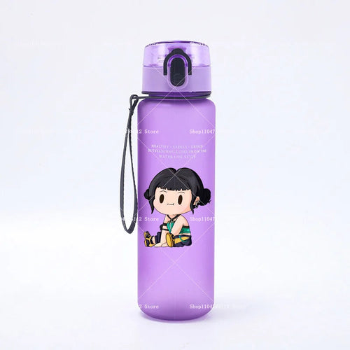 650ML KPop Demon Hunters Water Cup Trend Simple Frosted Sports Water