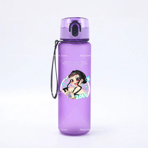 650ML KPop Demon Hunters Water Cup Trend Simple Frosted Sports Water