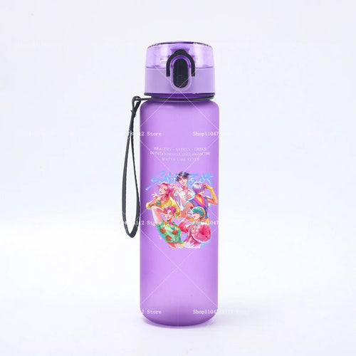 650ML KPop Demon Hunters Water Cup Trend Simple Frosted Sports Water