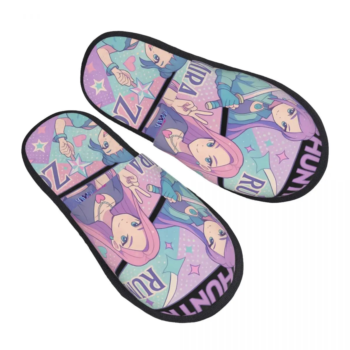 Kpop Demon Hunters Huntrix Flip Flop en mousse mémoire