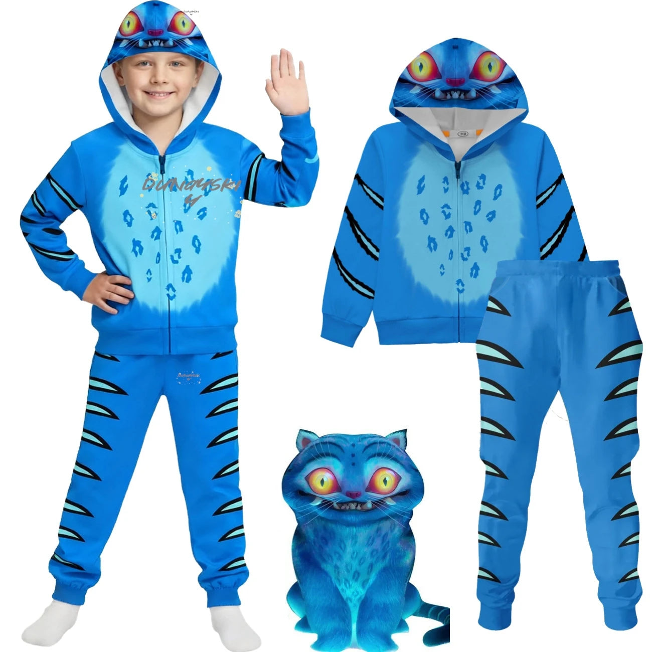 Costume à capuche du tigre Kpop Demon Hunters