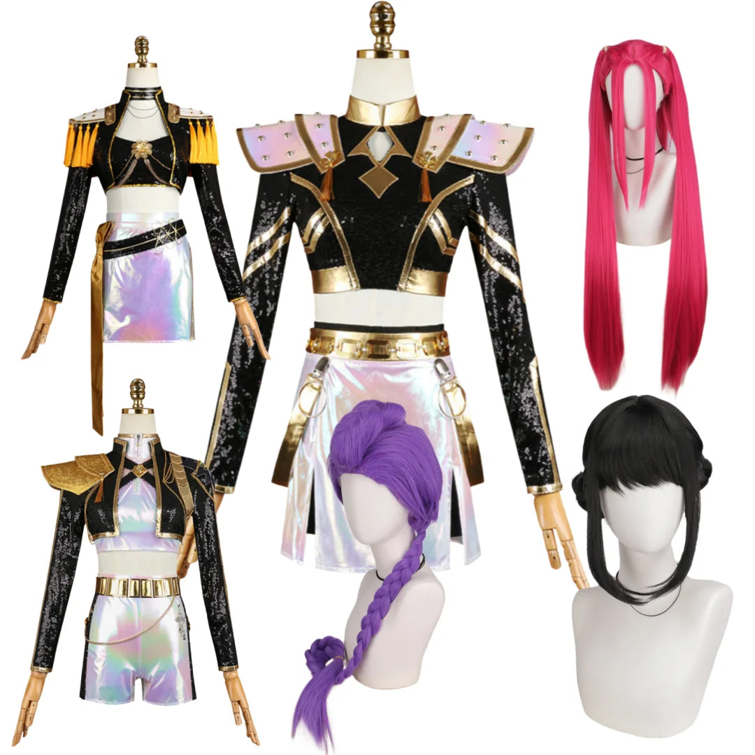 K-Pop Zoey Mira Rumi Costume, postiche et accessoires