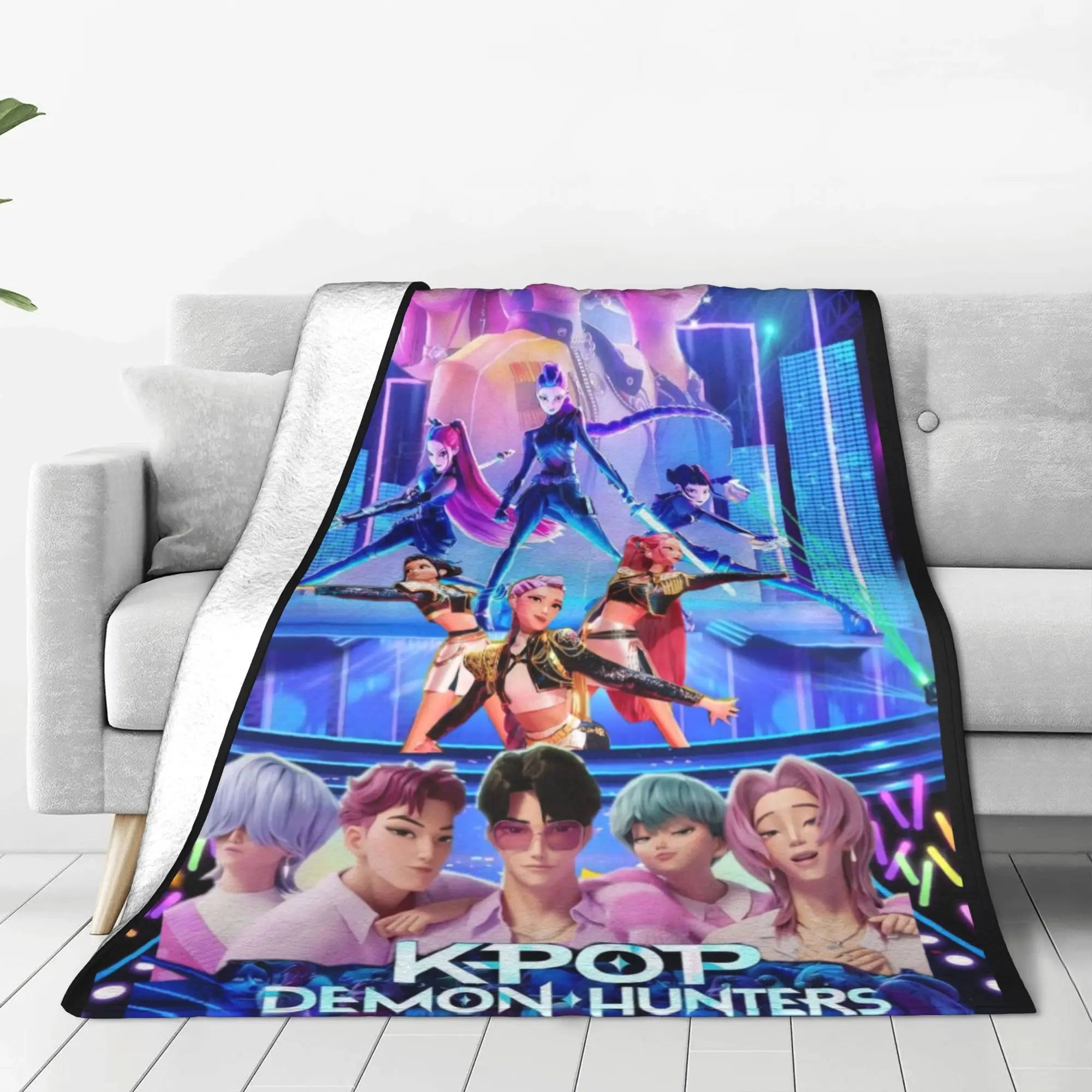 Couverture polaire K-Pop Demon Hunters Huntrix