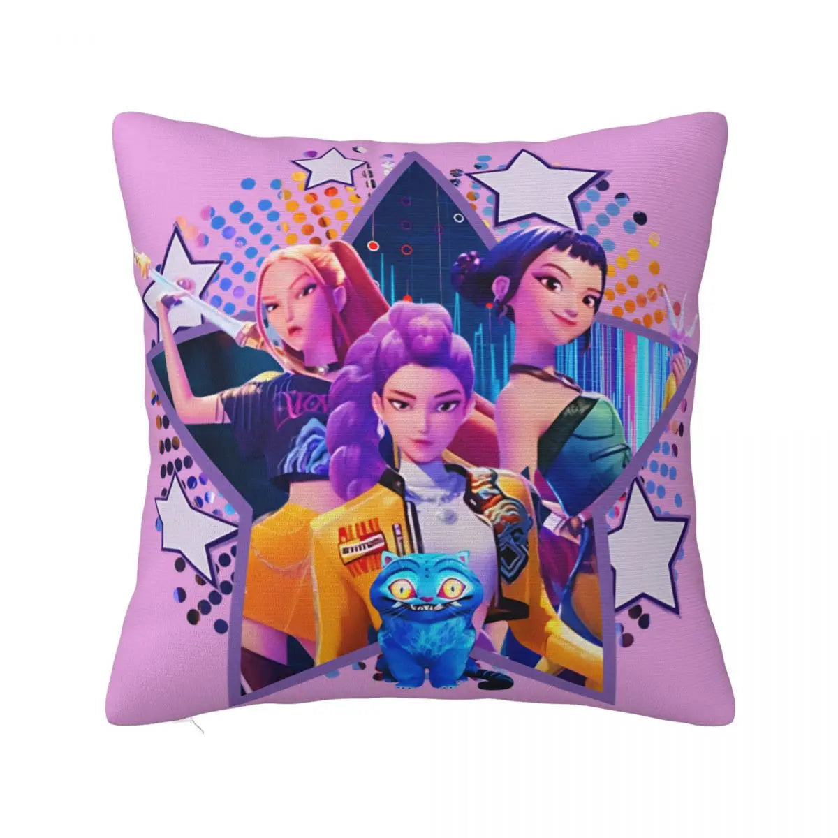 Recouvrement de coussin K-Pop Demon Hunters Huntrix