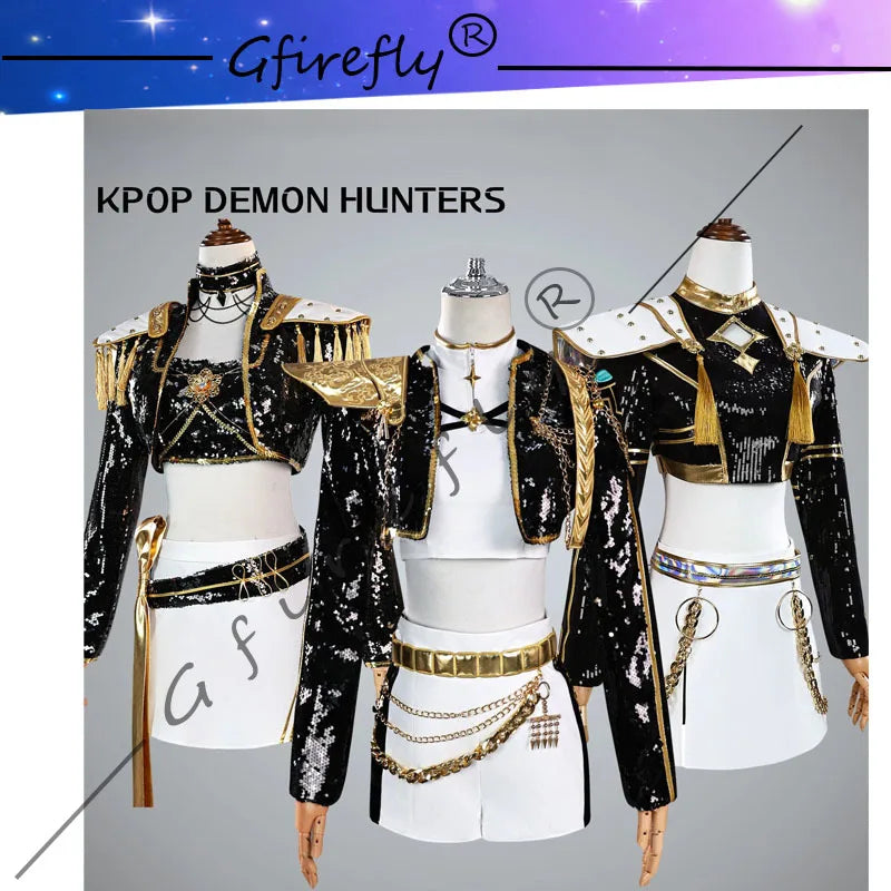 K-pop Demon Hunters Costume de performance Rumi, Mira et Zoey