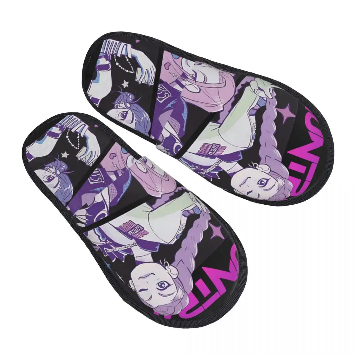 Kpop Demon Hunters Huntrix Flip Flop en mousse mémoire