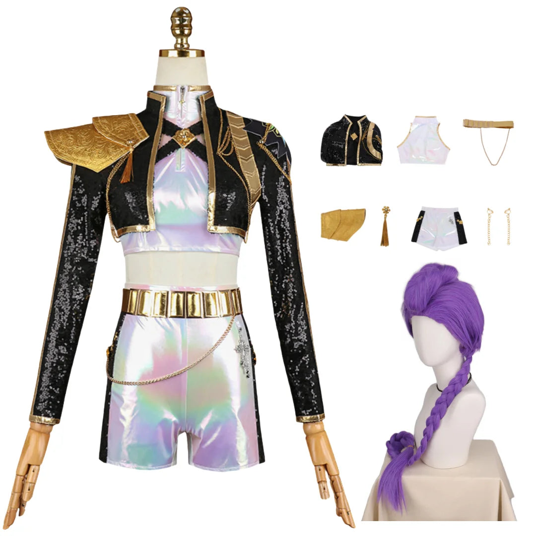 K-Pop Zoey Mira Rumi Costume, postiche et accessoires