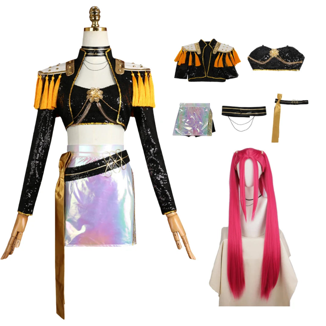 K-Pop Zoey Mira Rumi Costume, postiche et accessoires