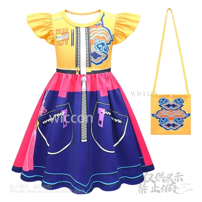 KPOP Huntrix Mira Rumi Zoey Costume pour enfants