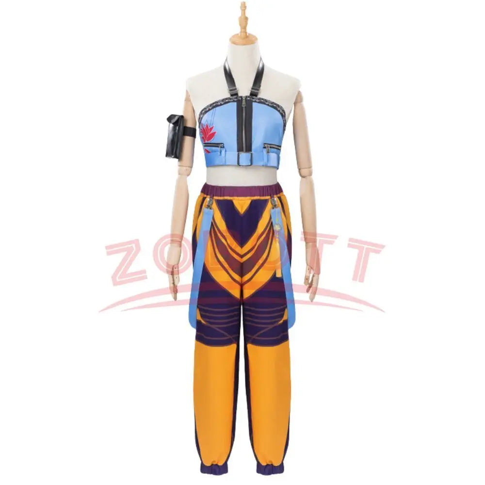 Costume jaune de K-Pop Mira Rumi Zoey Demon Hunters